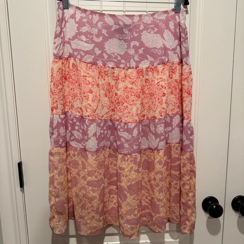 Boho Spring Midi Skirt - Picture 2 of 7